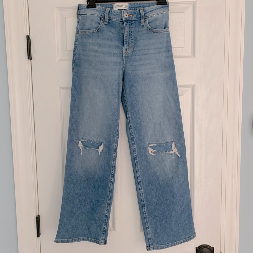 Abercrombie High Rise Wide Leg Jeans 13/14